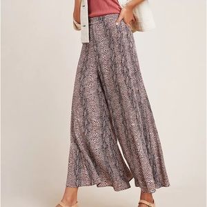 anthropologie skirted wide-leg pants • size 6